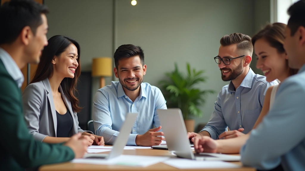 Team members with different personality types working together